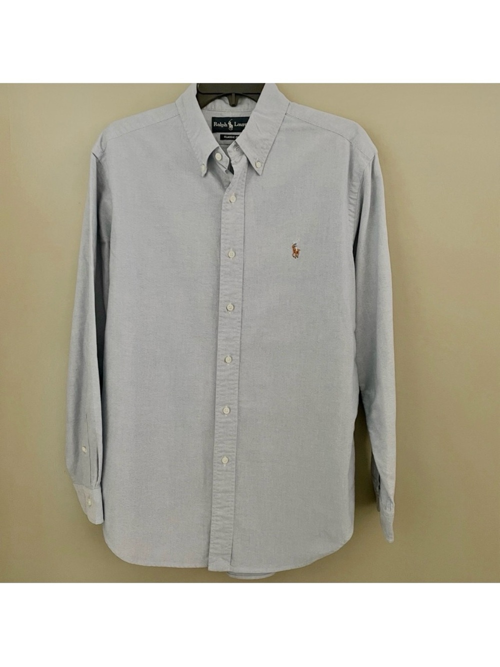 Ralph Lauren Men’s Light Blue Oxford Button Down Shirt